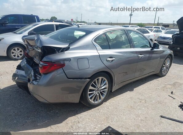 JN1EV7AP3JM364583 2018 INFINITI Q50 Серый Задняя правая четверть