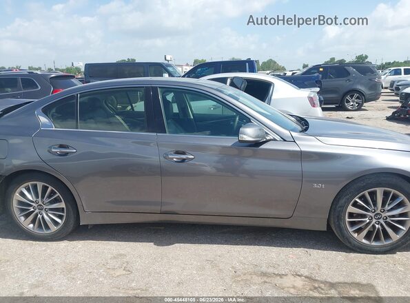 JN1EV7AP3JM364583 2018 INFINITI Q50 Серый Вид задней части салона