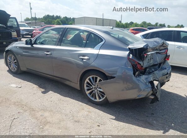 JN1EV7AP3JM364583 2018 INFINITI Q50 Серый Задняя левая четверть
