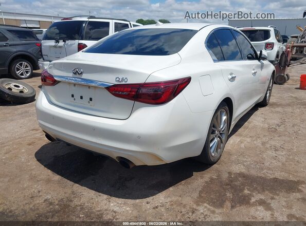 JN1EV7AP3JM366527 2018 INFINITI Q50 White Tył prawy