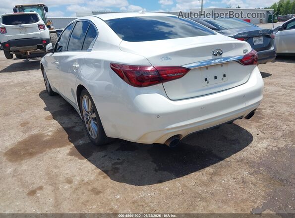 JN1EV7AP3JM366527 2018 INFINITI Q50 White Tył lewy