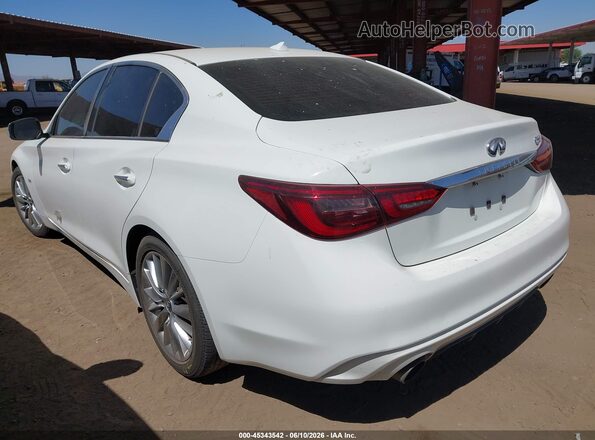 JN1EV7AP3JM590302 2018 INFINITI Q50 White 