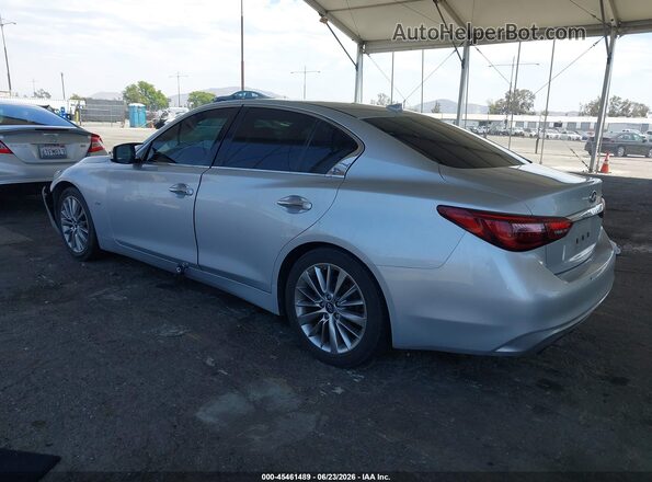 JN1EV7AP3JM590395 2018 INFINITI Q50 Silver Задня ліва чверть