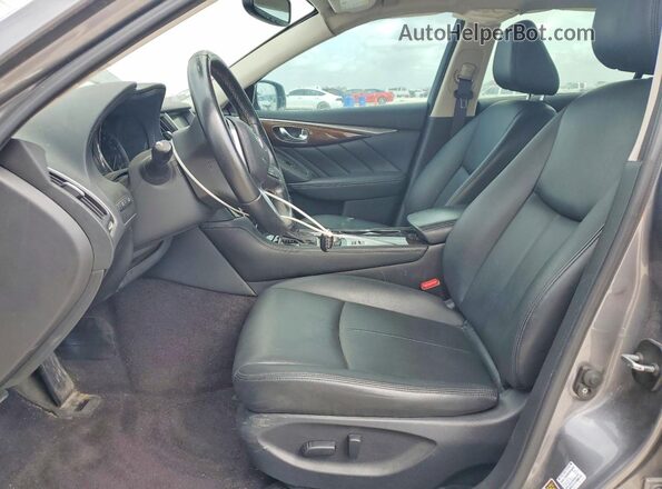 JN1EV7AP3KM518193 2019 INFINITI Q50 Gray Vista interior delantera
