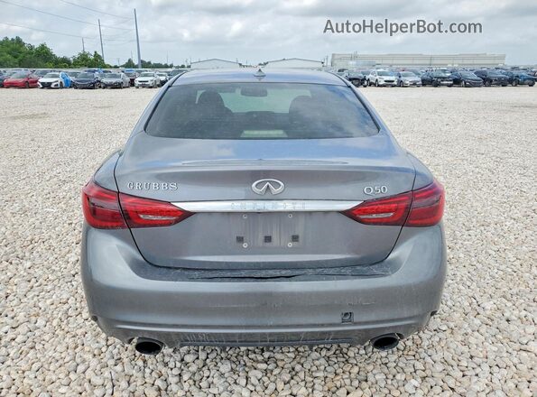 JN1EV7AP3KM518193 2019 INFINITI Q50 Gray Vista trasera