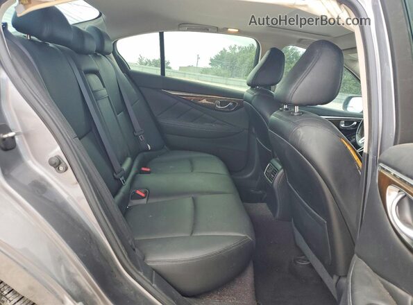 JN1EV7AP3KM518193 2019 INFINITI Q50 Gray Vista de los asientos traseros