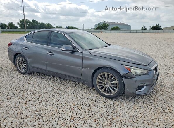 JN1EV7AP3KM518193 2019 INFINITI Q50 Gray Delantero derecho