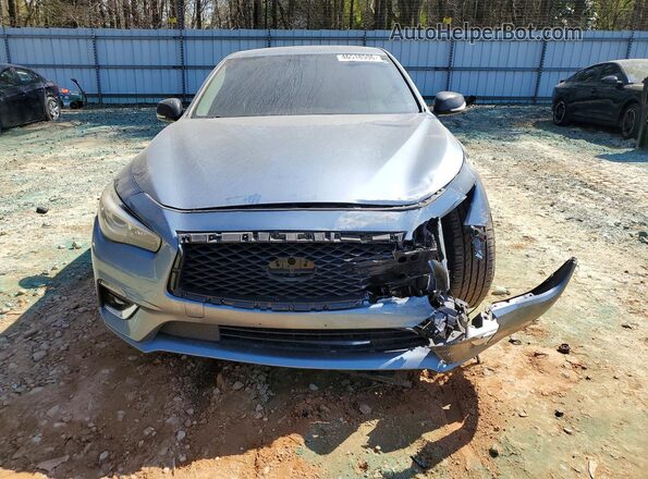 JN1EV7AP3KM542994 2019 INFINITI Q50 Silver Вид спереду
