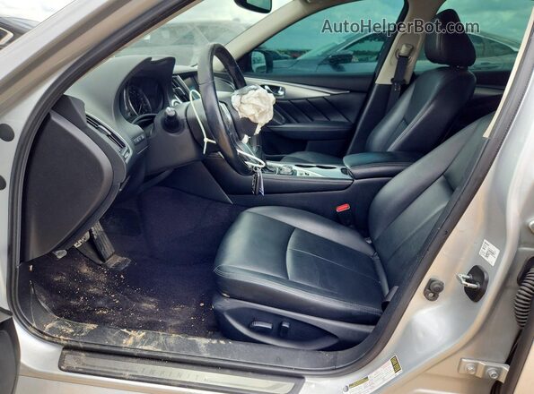 JN1EV7AP3LM206070 2020 INFINITI Q50 Silver Widok wnętrza z przodu