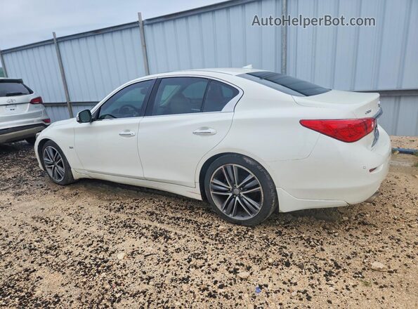 JN1EV7AP4HM733705 2017 INFINITI Q50 White Trasero izquierdo