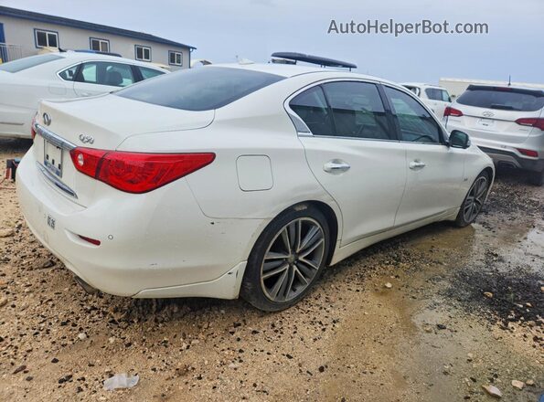 JN1EV7AP4HM733705 2017 INFINITI Q50 White Trasero derecho