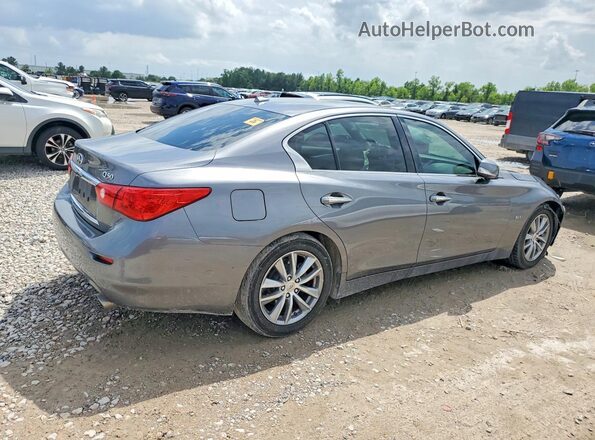 JN1EV7AP4HM736636 2017 INFINITI Q50 Silver Trasero derecho