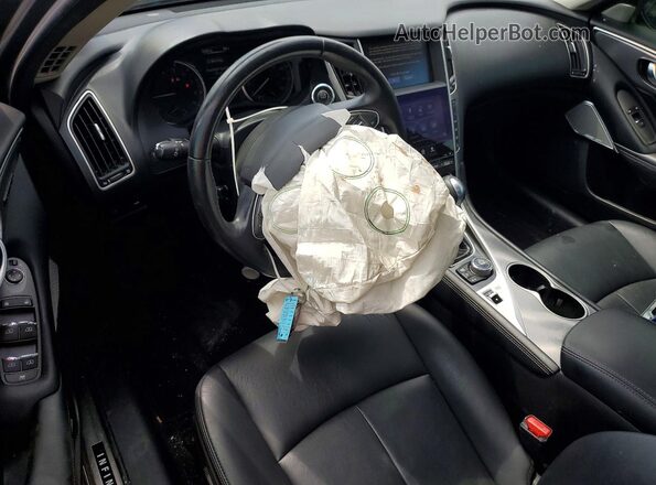 JN1EV7AP4HM736636 2017 INFINITI Q50 Silver Vista del salpicadero