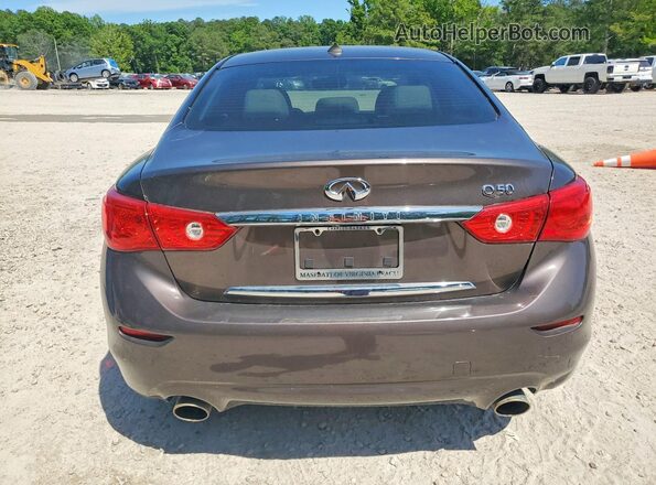 JN1EV7AP4HM738208 2017 INFINITI Q50 Tan Հետևի տեսք