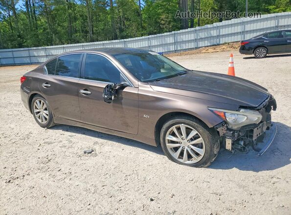 JN1EV7AP4HM738208 2017 INFINITI Q50 Tan Առջևի աջ