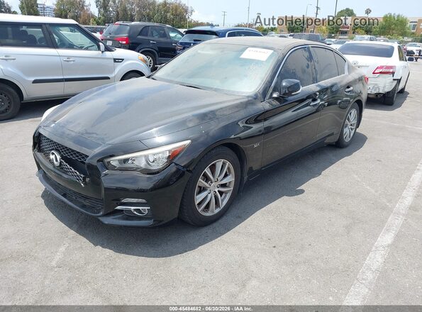 JN1EV7AP4HM743554 2017 INFINITI Q50 Black Передня ліва чверть