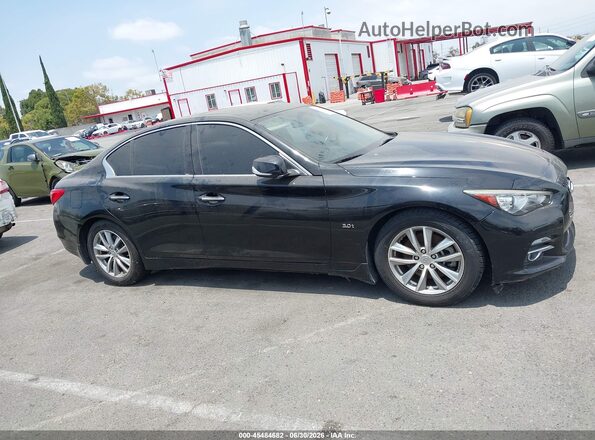 JN1EV7AP4HM743554 2017 INFINITI Q50 Black Вид задньої частини салону
