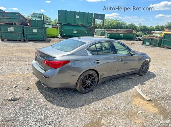 JN1EV7AP4HM743585 2017 INFINITI Q50 Gray Передня права чверть
