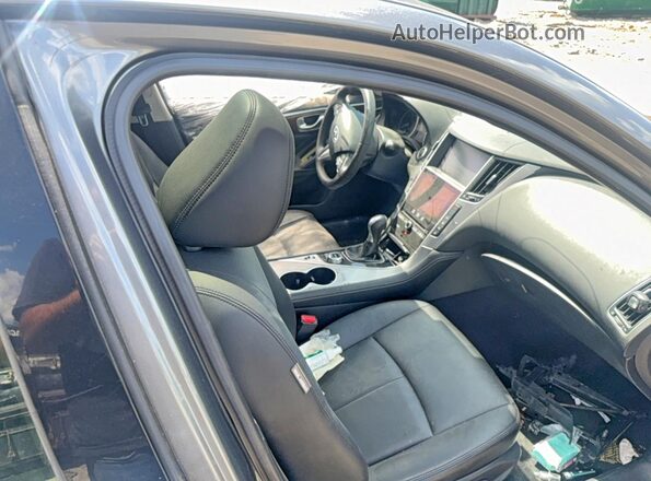 JN1EV7AP4HM743585 2017 INFINITI Q50 Gray Вид спереду