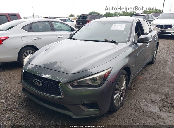 JN1EV7AP4JM352894 2018 INFINITI Q50 Gray Przód lewy