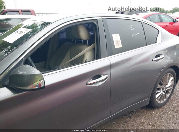 JN1EV7AP4JM352894 2018 INFINITI Q50 Gray Widok wnętrza 360 stopni