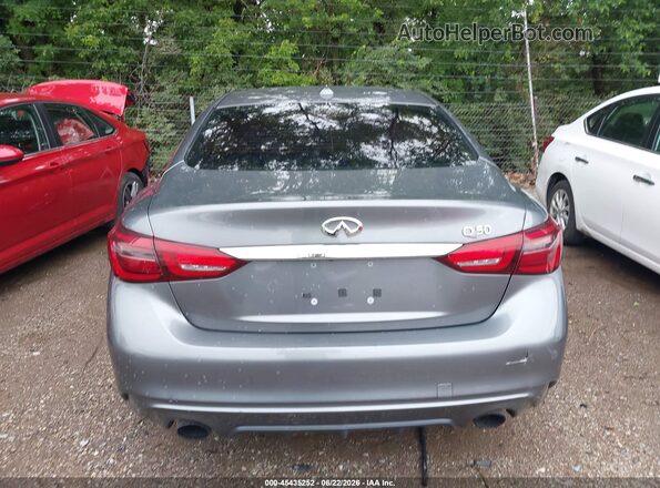 JN1EV7AP4JM352894 2018 INFINITI Q50 Gray 