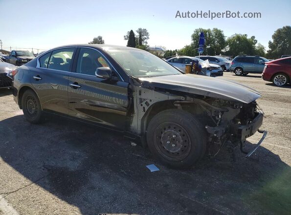 JN1EV7AP4JM366696 2018 INFINITI Q50 Black Przód prawy