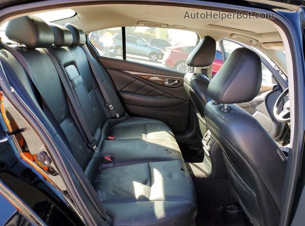 JN1EV7AP4JM366696 2018 INFINITI Q50 Black Widok tylnych siedzeń