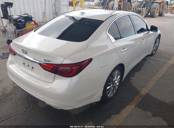 JN1EV7AP4KM512256 2019 INFINITI Q50 White Հետևի աջ