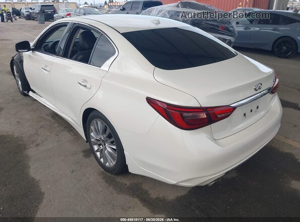 JN1EV7AP4KM512256 2019 INFINITI Q50 White Հետևի ձախ