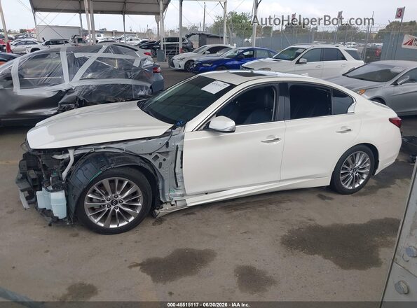 JN1EV7AP4KM512256 2019 INFINITI Q50 White Սալոնի հետևի տեսք