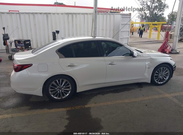 JN1EV7AP4KM512256 2019 INFINITI Q50 White Սարքավորումների վահանակի տեսք