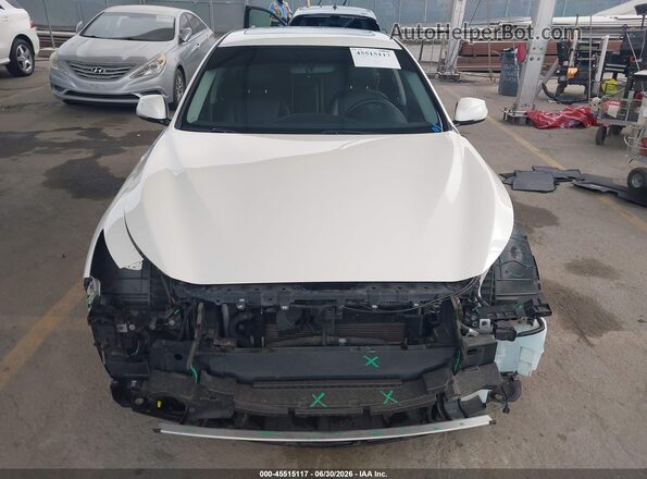 JN1EV7AP4KM512256 2019 INFINITI Q50 White Առջևի վահանակի տեսք