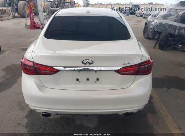 JN1EV7AP4KM512256 2019 INFINITI Q50 White 