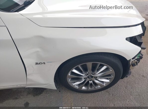 JN1EV7AP4KM512256 2019 INFINITI Q50 White 