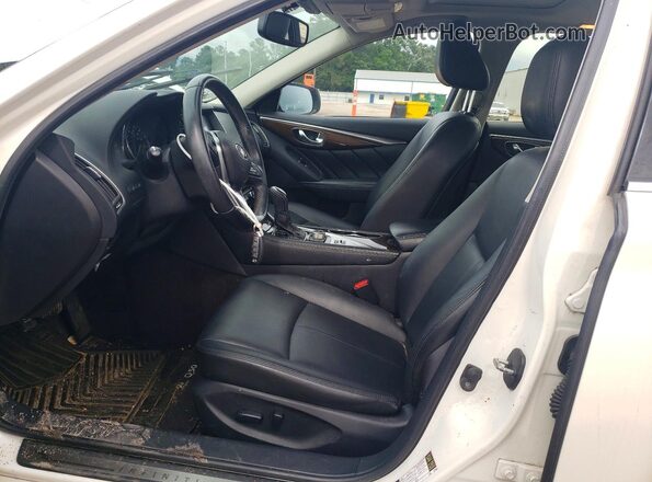 JN1EV7AP4KM515559 2019 INFINITI Q50 White Вид салону спереду