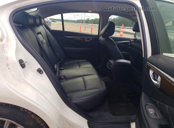 JN1EV7AP4KM515559 2019 INFINITI Q50 White Вид задніх сидінь