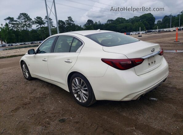 JN1EV7AP4KM515559 2019 INFINITI Q50 White Задня ліва чверть