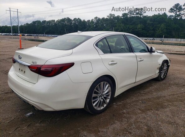 JN1EV7AP4KM515559 2019 INFINITI Q50 White Задня права чверть