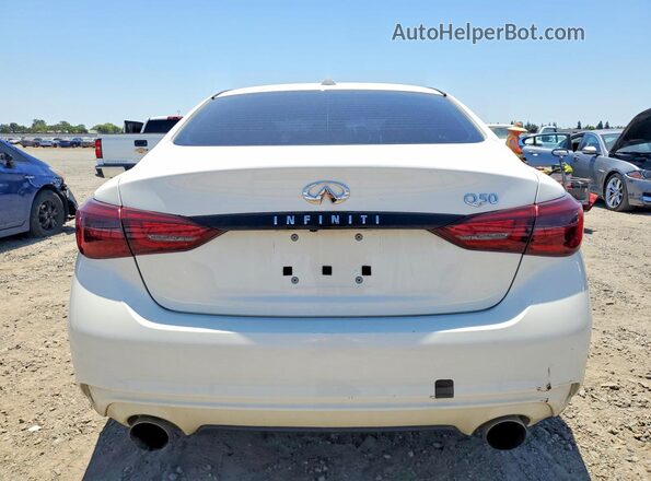 JN1EV7AP4KM543703 2019 INFINITI Q50 White 
