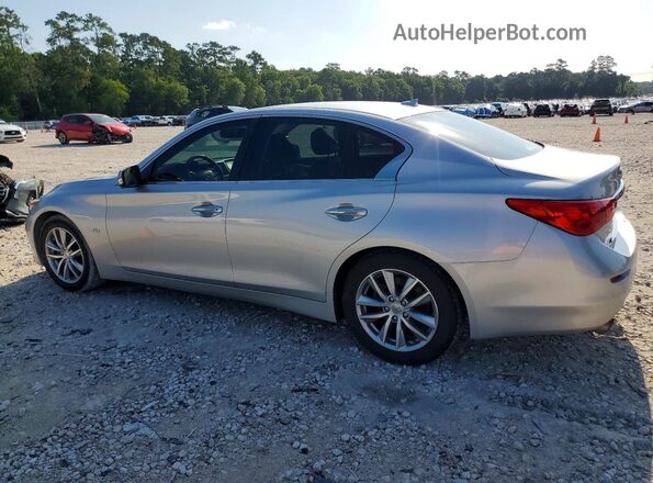 JN1EV7AP5GM305267 2016 INFINITI Q50 Серебряный Задняя левая четверть