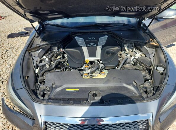 JN1EV7AP5HM738833 2017 INFINITI Q50 Gray Widok wnętrza z tyłu