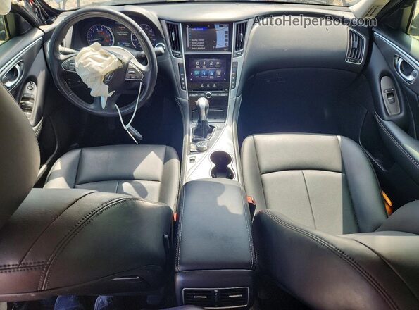 JN1EV7AP5HM738833 2017 INFINITI Q50 Gray Widok deski rozdzielczej