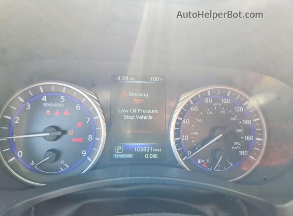 JN1EV7AP5HM738833 2017 INFINITI Q50 Gray Widok zestawu wskaźników