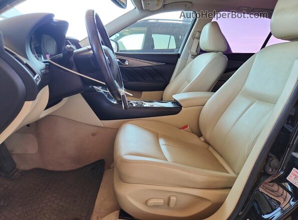 JN1EV7AP5HM740016 2017 INFINITI Q50 Черный Вид салона спереди