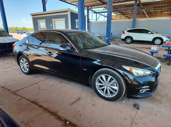 JN1EV7AP5HM740016 2017 INFINITI Q50 Черный Передняя правая четверть
