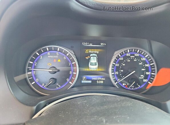 JN1EV7AP5HM740016 2017 INFINITI Q50 Черный Вид щитка приборов