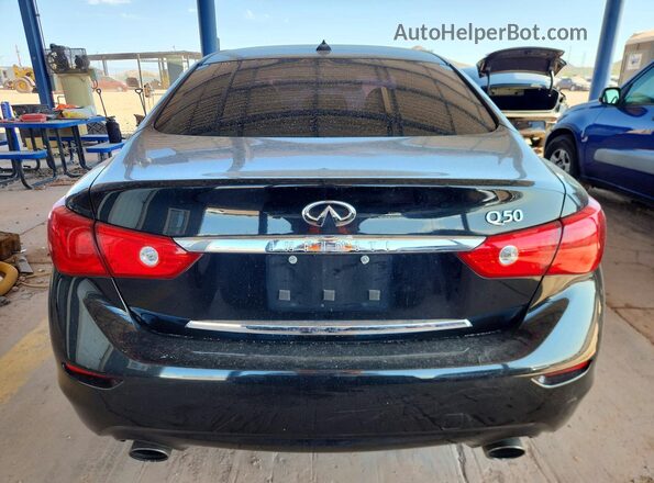 JN1EV7AP5HM740016 2017 INFINITI Q50 Черный Вид сзади