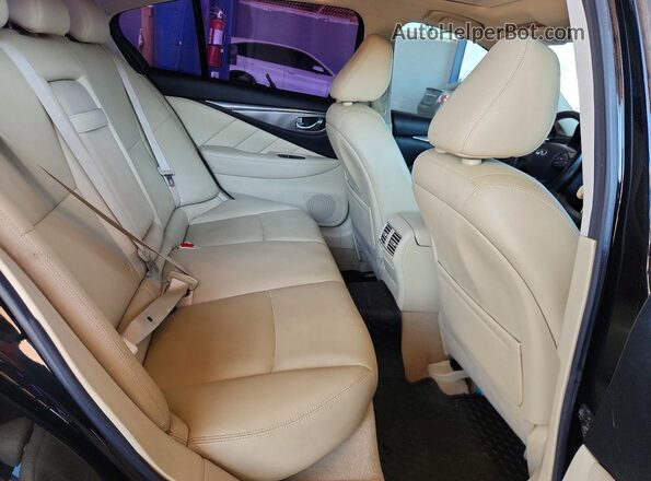 JN1EV7AP5HM740016 2017 INFINITI Q50 Черный Вид задних сидений