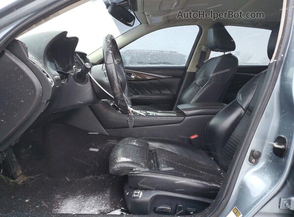 JN1EV7AP5JM353830 2018 INFINITI Q50 Blue Սալոնի դիմացի տեսք